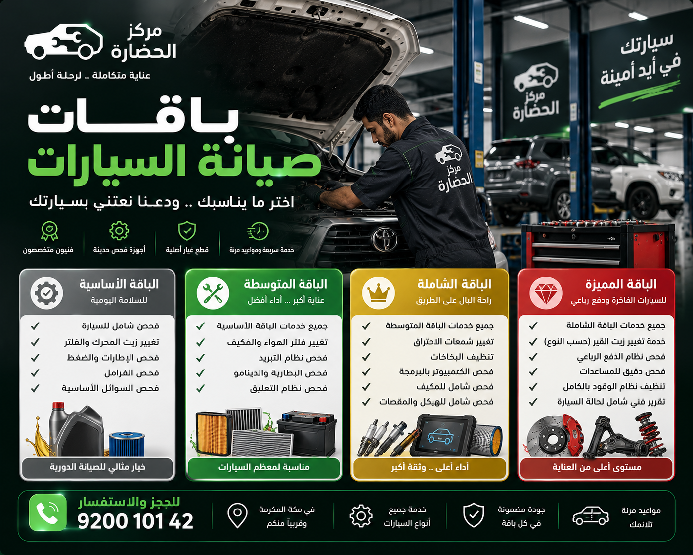 باقات صيانة السيارات: كيف تختار الباقة المناسبة لسيارتك؟