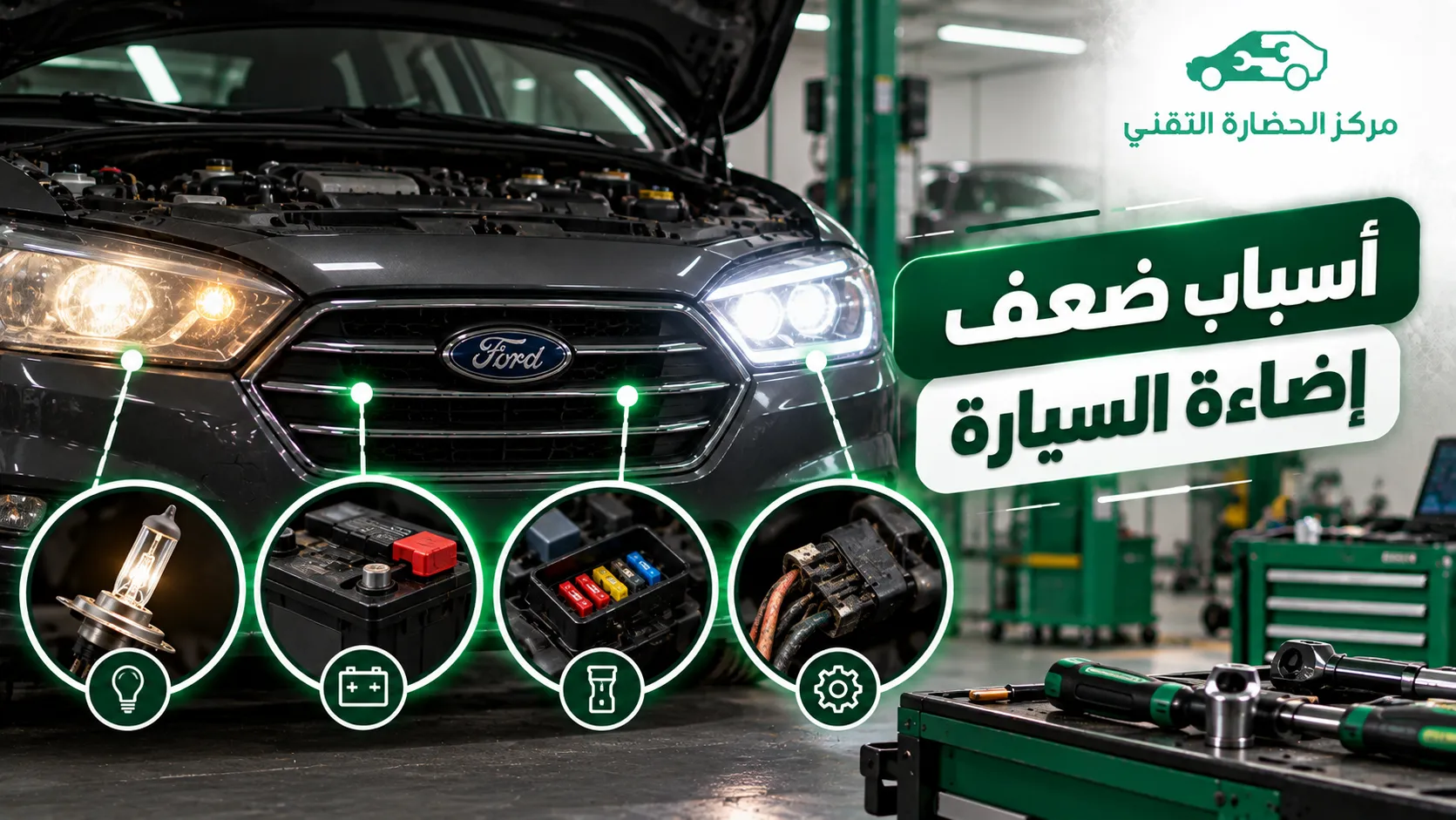 أسباب ضعف إضاءة السيارة: أهم المشاكل وطرق الحل