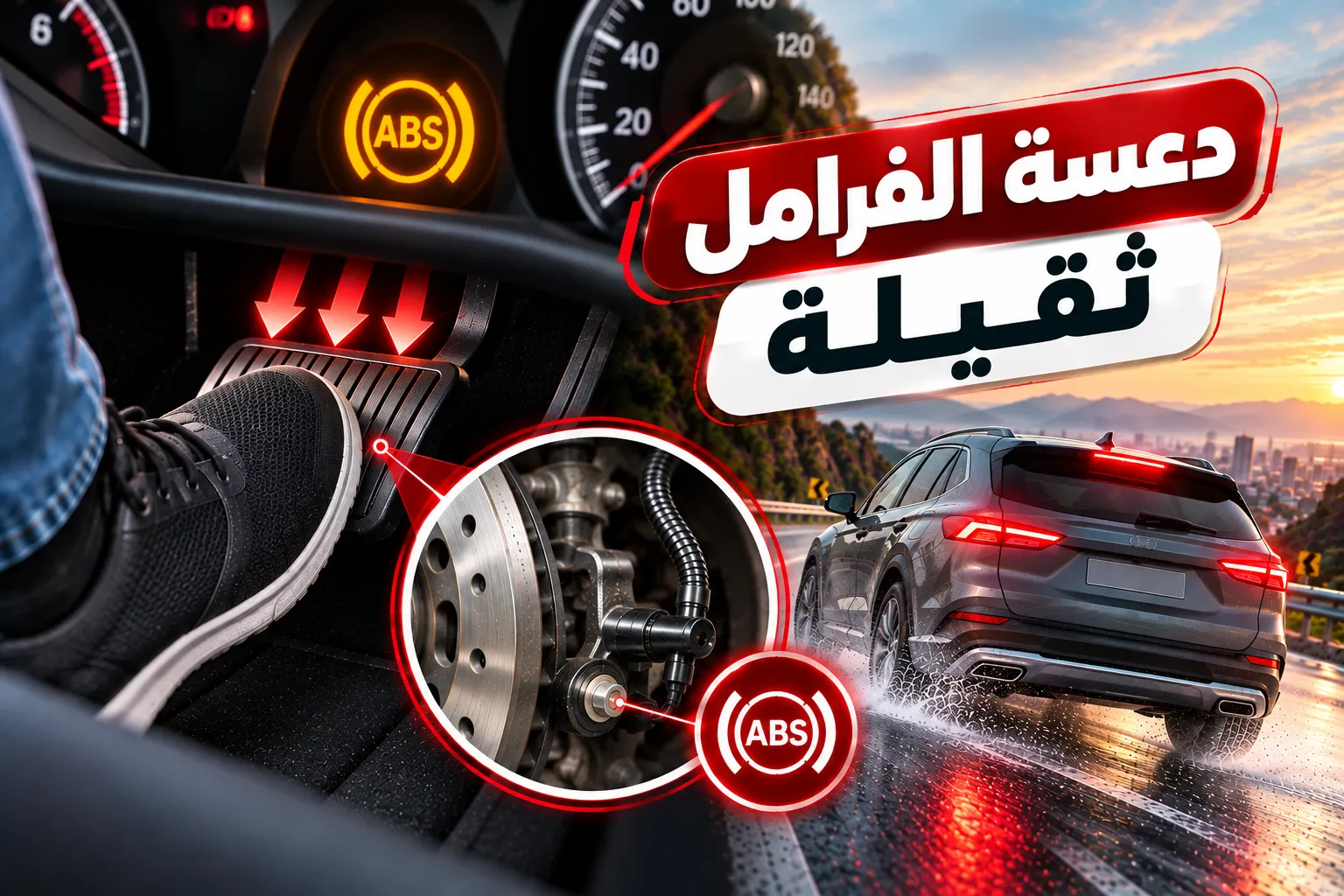 دعسة الفرامل ثقيلة: الأسباب والحلول وطرق الفحص