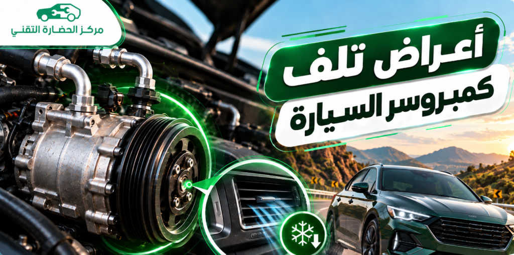 أعراض تلف كمبروسر السيارة