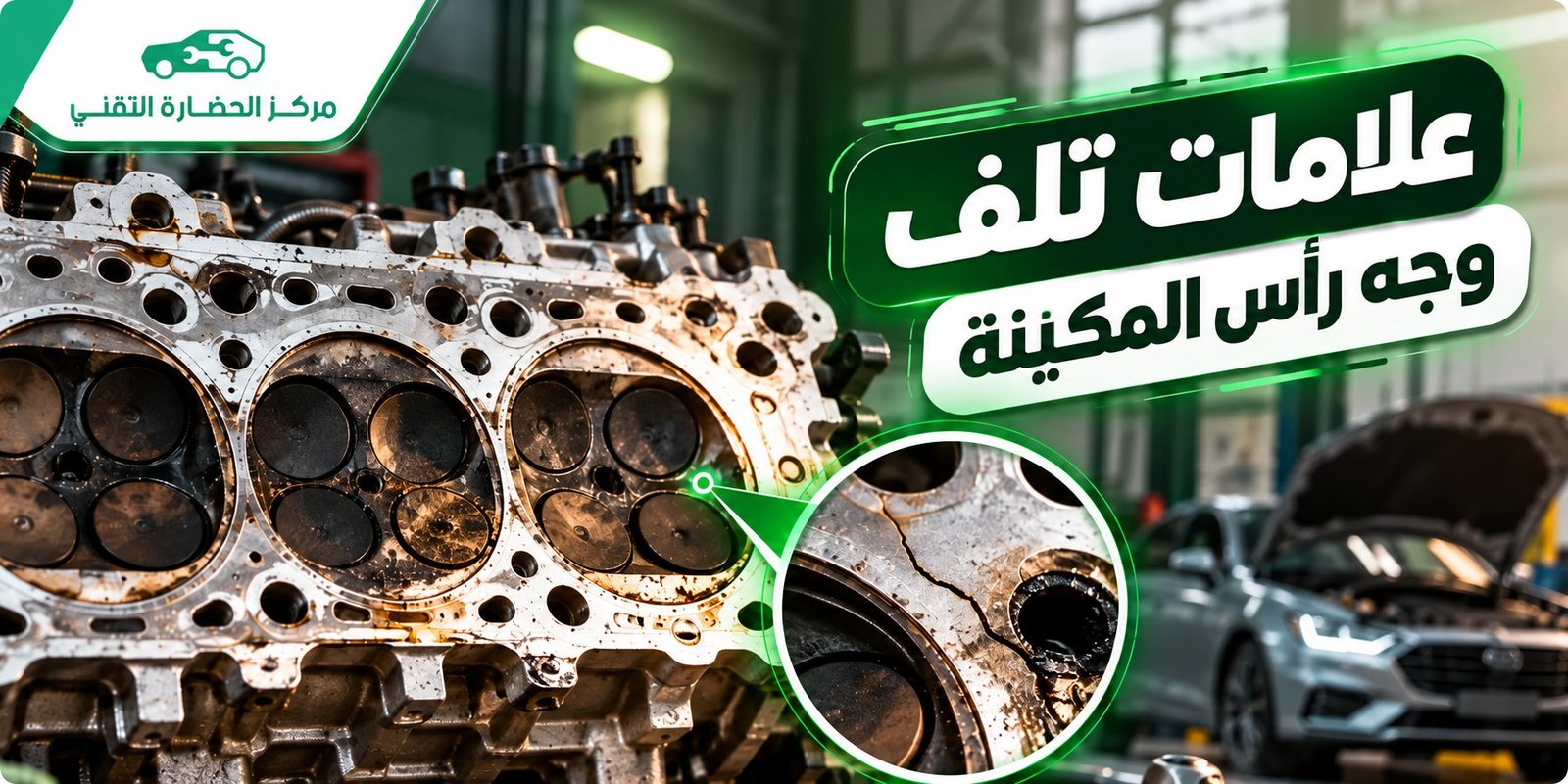علامات تلف وجه رأس المكينة: الأعراض والأسباب وطرق الفحص